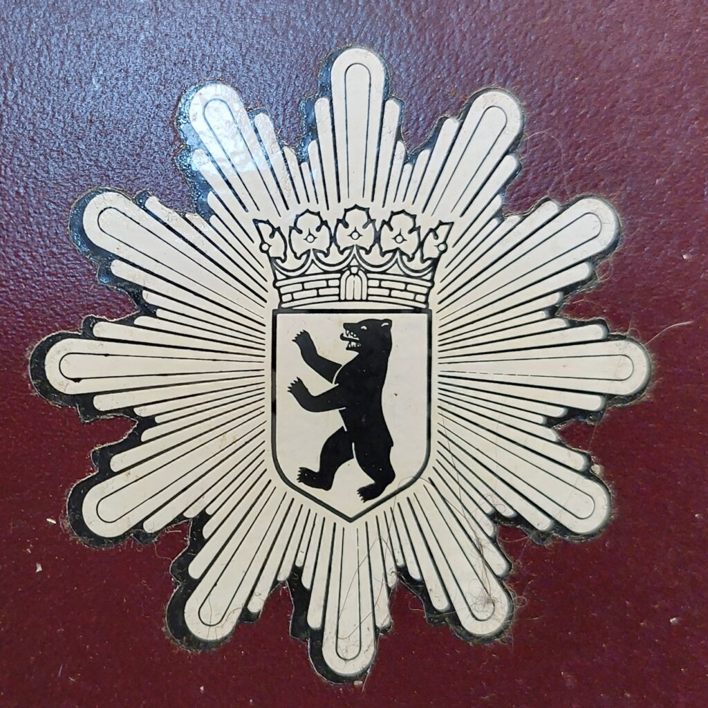 Emblem der Westberliner Polizei