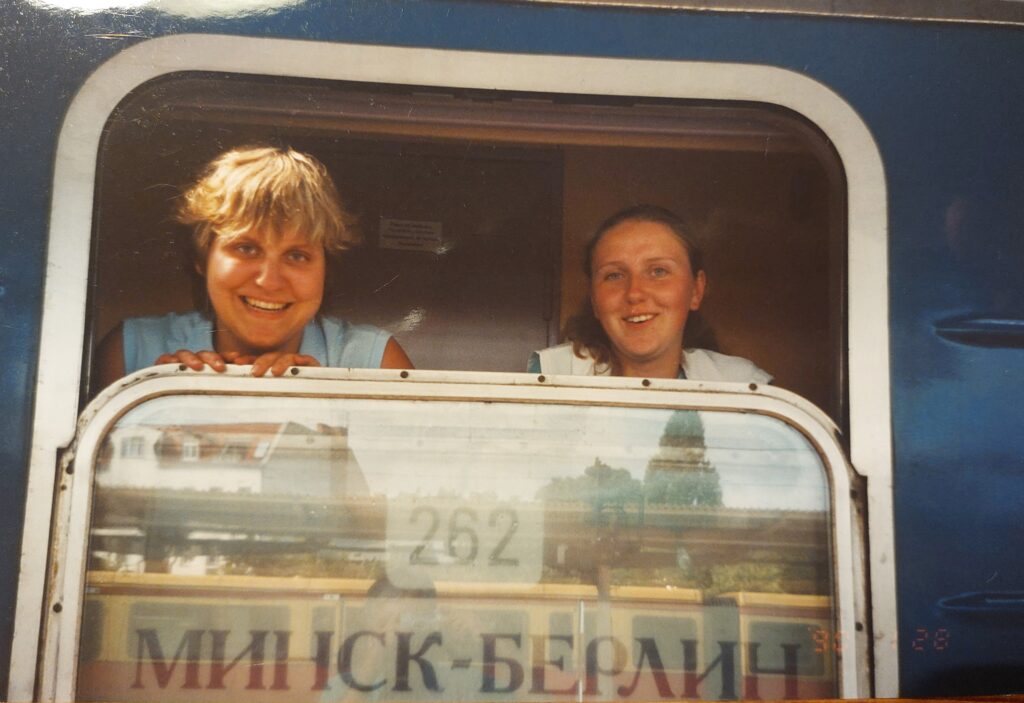 Берлин - Минск, Abschied am Bahnhof Lichtenberg (2004)