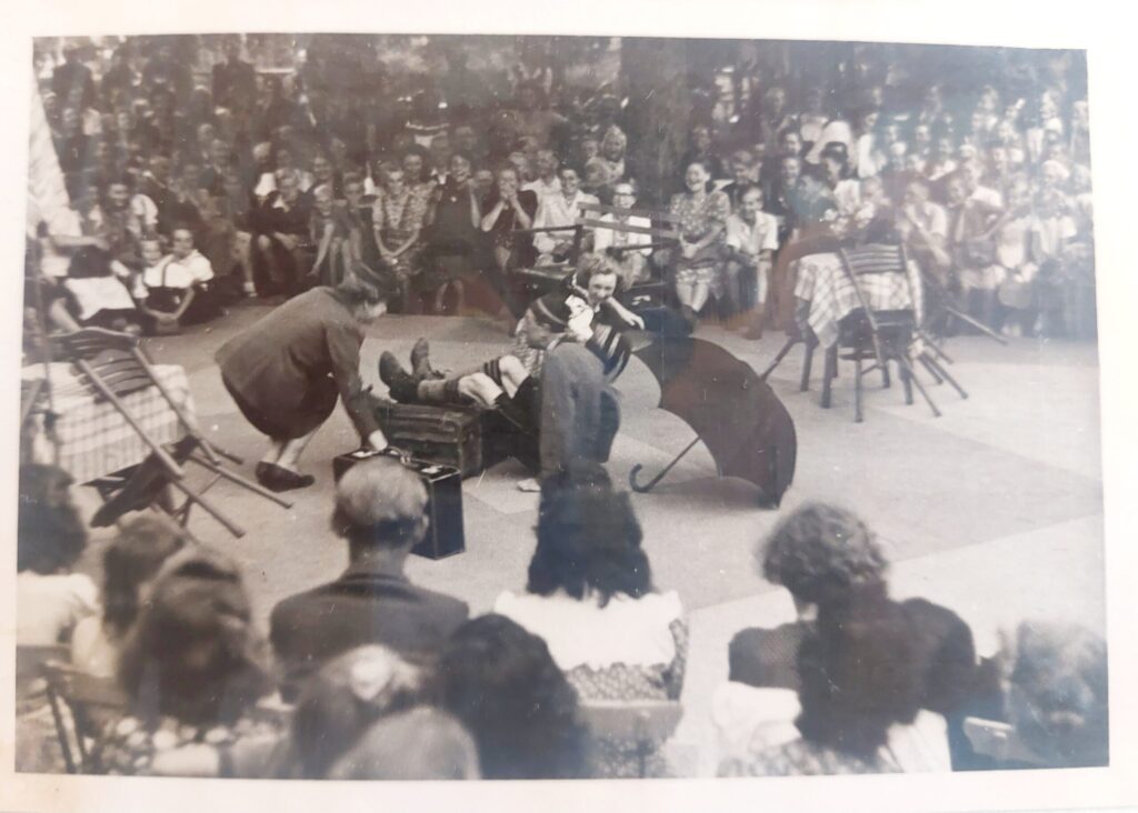 Vorstellung auf der Terrasse des Seglerheims