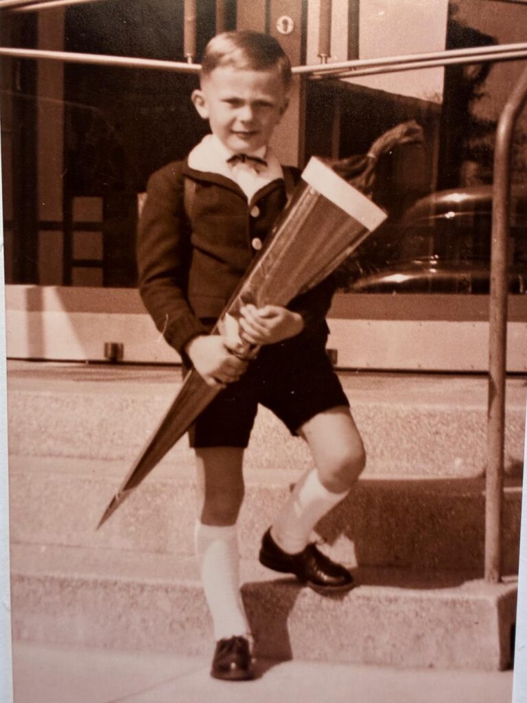 Einschulung im April 1961