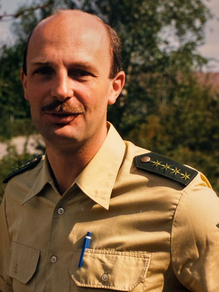 Klaus Wollschläger, Ausbilder an der Polizeiakademie Spandau, ca. 1984