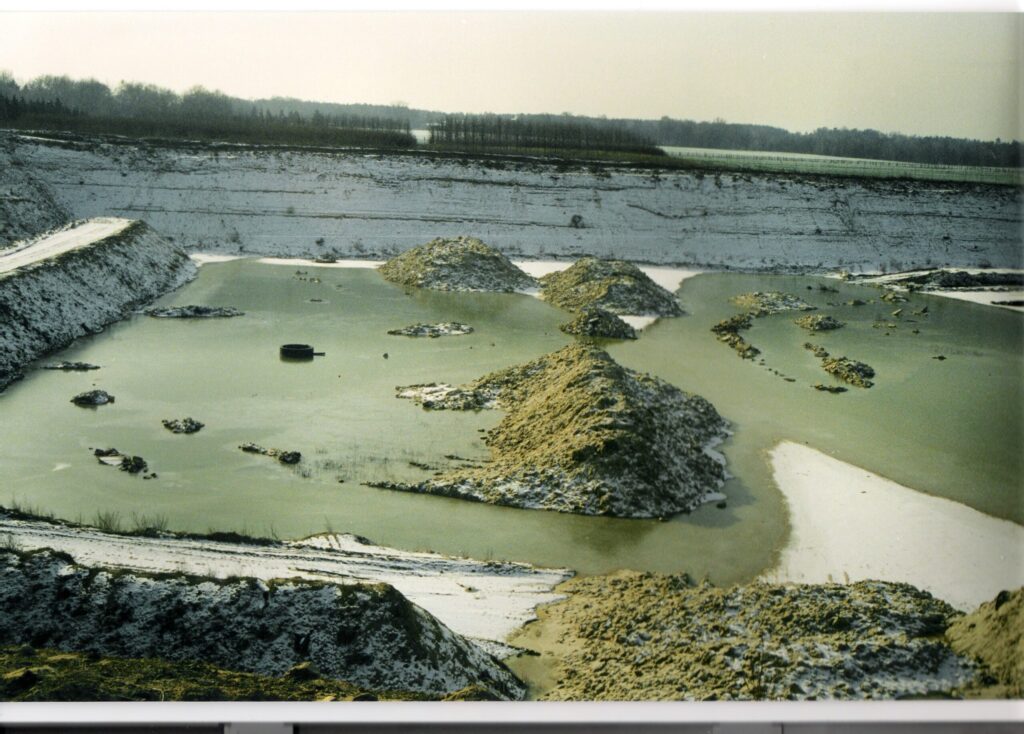 Zustand Kohlegrube nach Rückbau Kohleeinlagerung in 1999