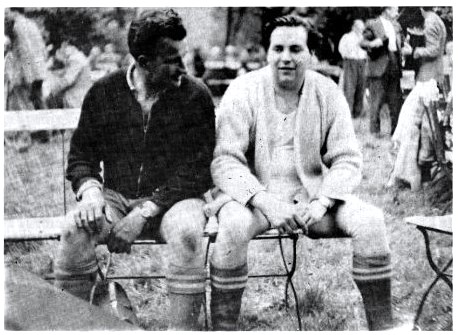 1949: Gründerväter des SFK Heinz Pahl und Sigismund Drobig